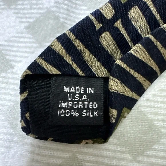 Vintage ESPN by Wemco New Orleans Sports Baseball  Ballgame Fan Silk Tie - Picture 3 of 6